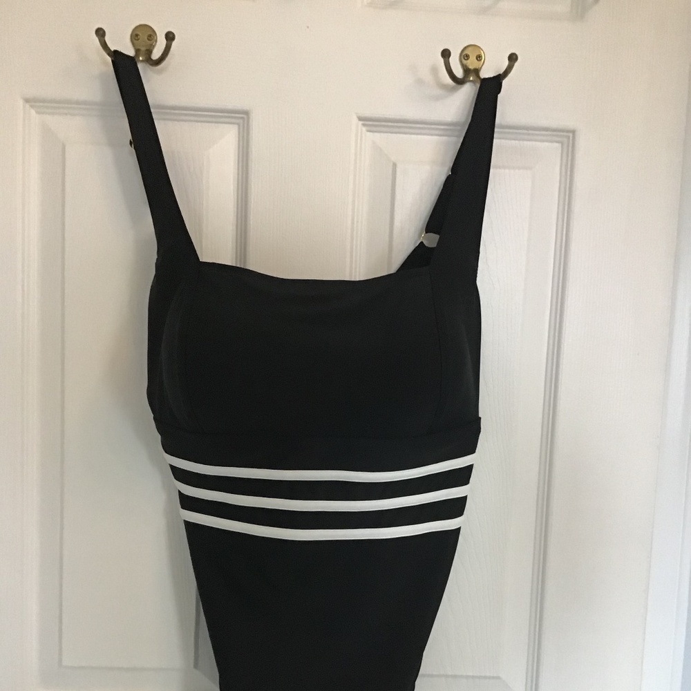 Krista One Piece Black & White Swimsuit size 18WD